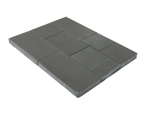 Тротуарная плитка Браер Триада Серый