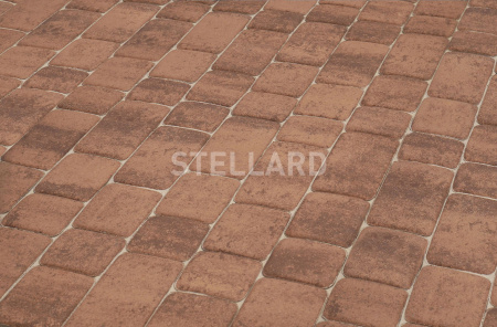 Тротуарная плитка Stellard Старый город Колор микс Мокко 40