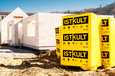 Газобетонные блоки Istkult Егорьевск D500 625х100х200 перегородочные