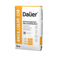 Цветная кладочная смесь армированная Dauer BRICK.COLOR 250 серая 50 кг