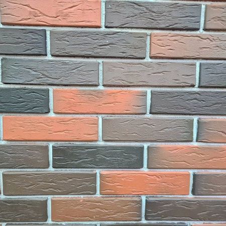 Облицовочный кирпич Пятый элемент Евро 0,96НФ Баварская кладка Регенсбург рустикатор