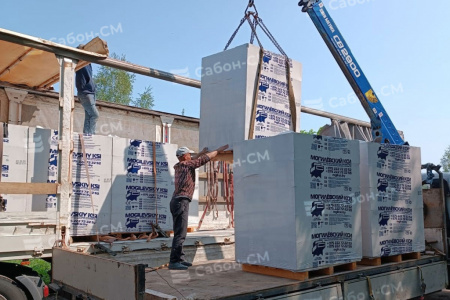 Газосиликатные блоки Могилевский КСИ D400 625х375х250 стеновые